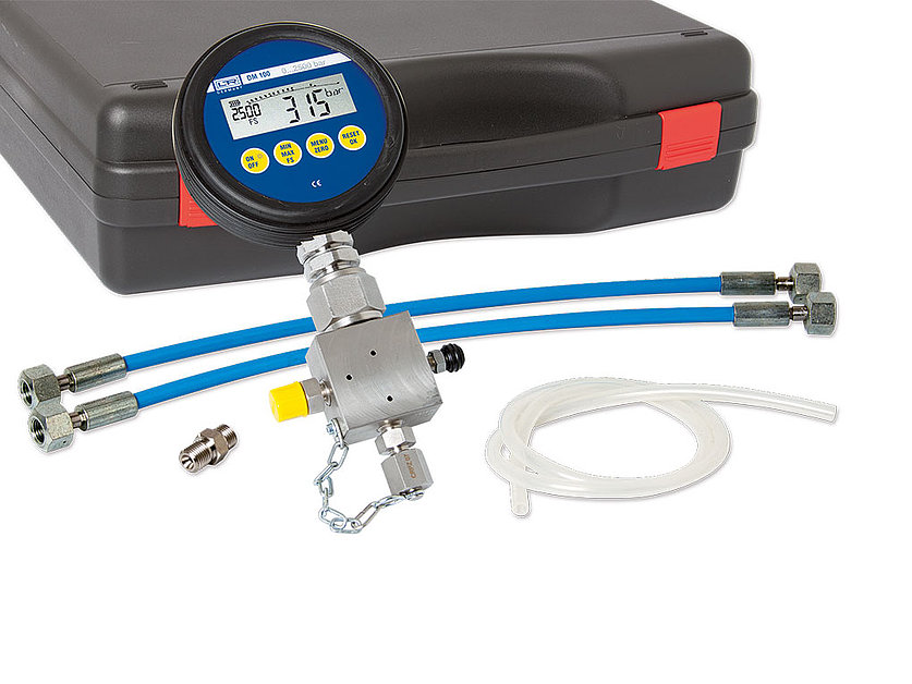 Kit De Test Pour Pompe Diesel Common Rail - Manomètre 2000 Bar - Pour Bosch, Delphi, Denso, Siemens