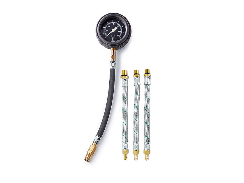 Compression tester (0...40 bar) for petrol engines