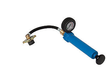 Cooling system test case for motorcycles