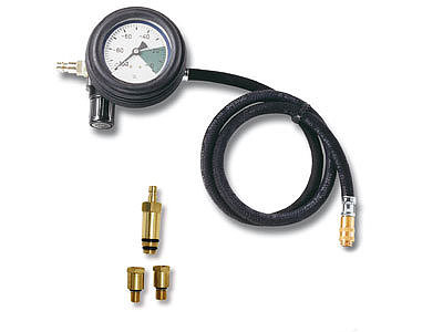 Engine pressure loss tester motorcycles