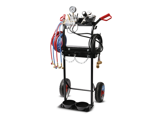 Mobile Tightness Test System for Air Conditioning Systems on cart