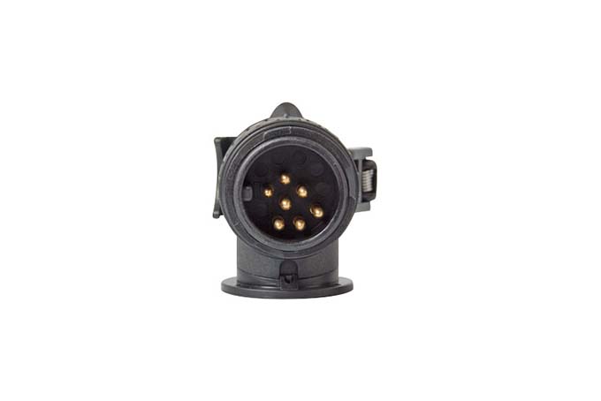 Train vehicle tester adapter from 7 to 13 poles